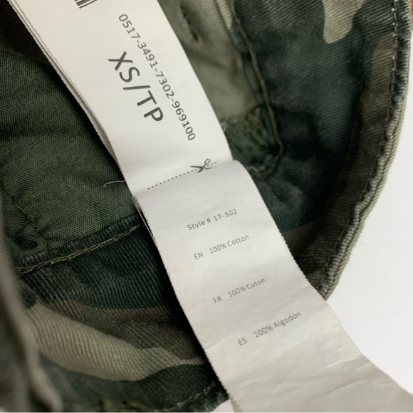 Urban Heritage Cargo camo military pants green Size XS fits 26 woman’s - Picture 13 of 16